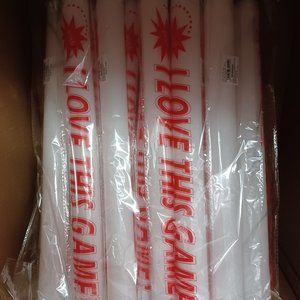 ONE PACK 12 INDIVIDUAL LIGHT UP FOAM STICKS FOR PARTY CONCERT